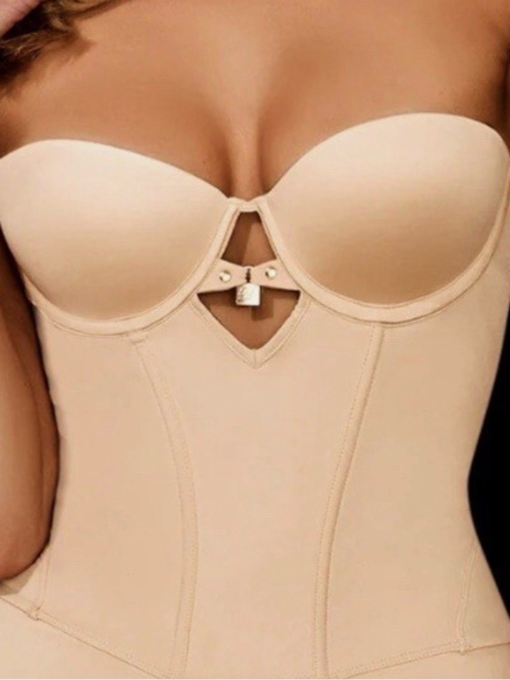Honey Birdette Everyday Smooth Bustier Toasted Almond 38H NWT